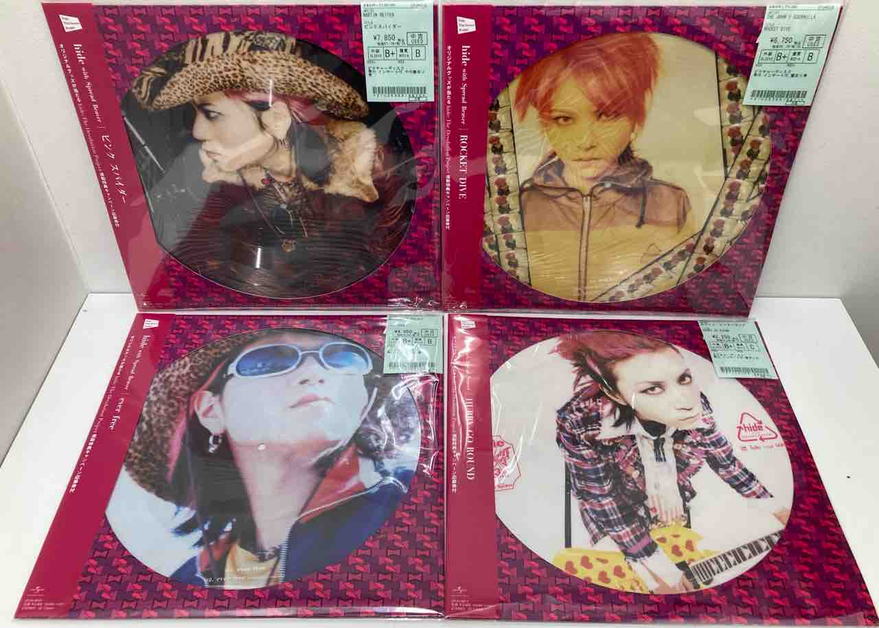 HIDEのピクチャー盤レコードまとまって入荷しました！！ : ディスク