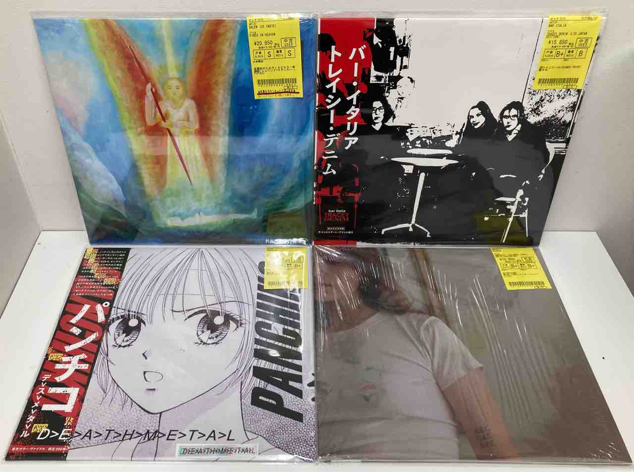 未開封品を多数含む新ロック中古レコードが入荷いたしました