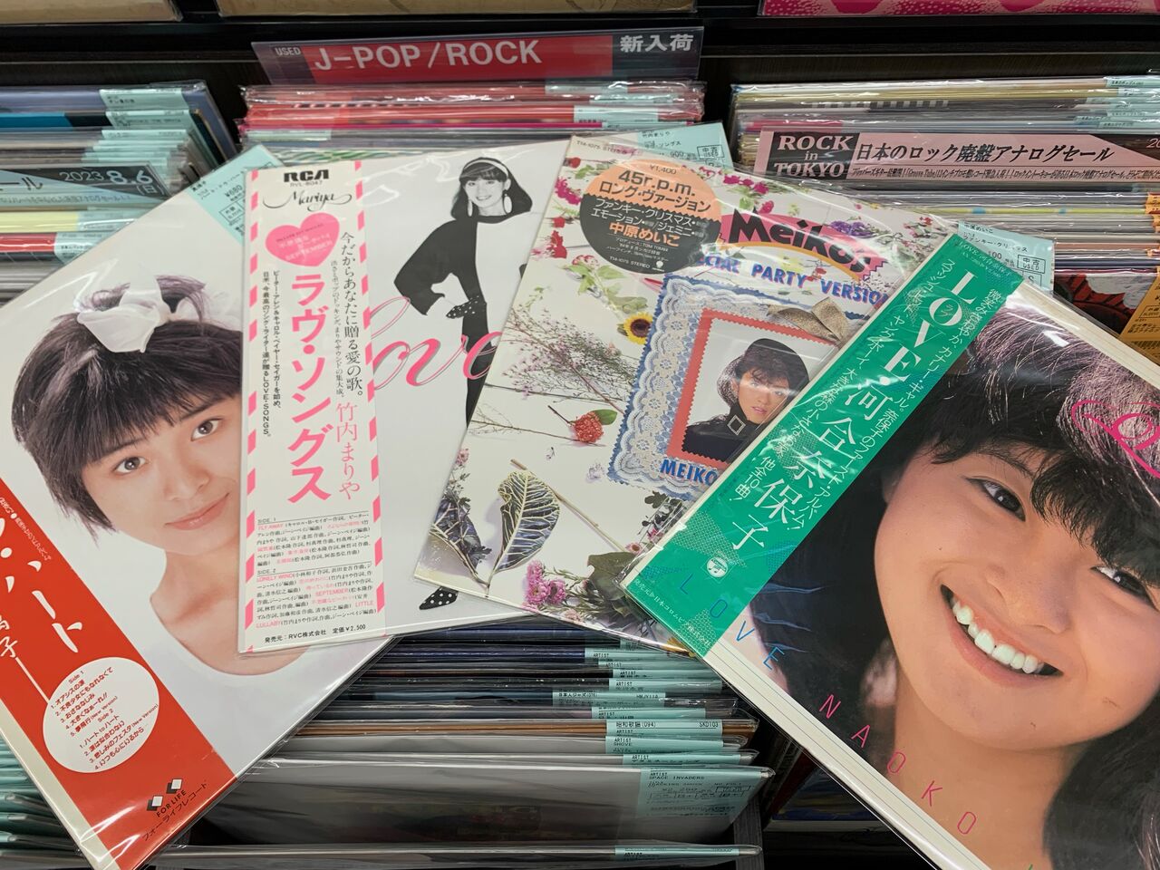 8/11(金) J-POP中古レコード新入荷情報】80年代の女性歌手中心に