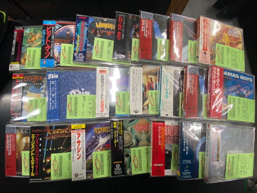 メタル国内盤帯付CDの貴重盤がまとまって入荷！ : ディスクユニオン