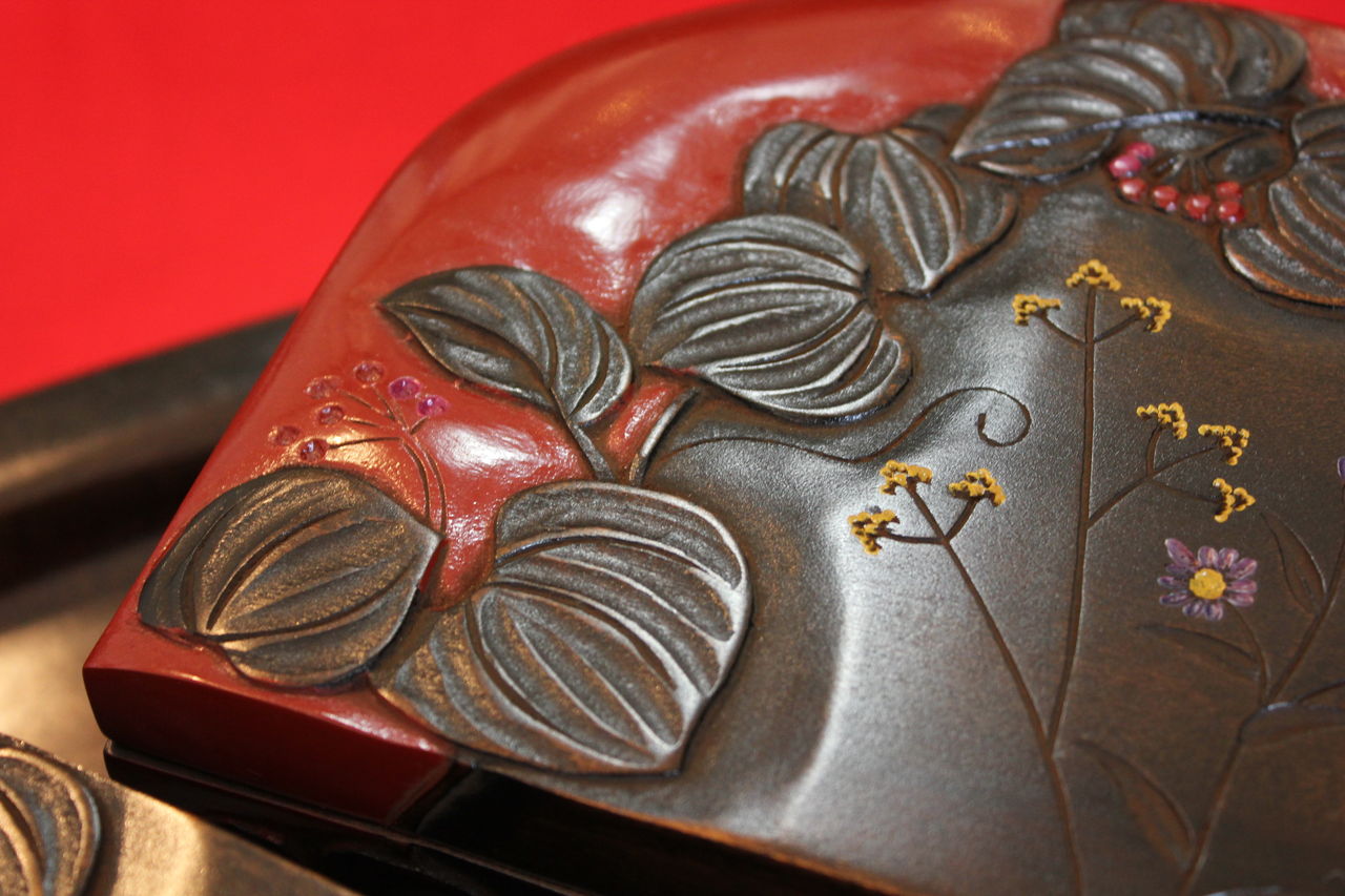 川添日記 草木彫漆器展より @gallery : うつわ屋Living&Tableware NEWS