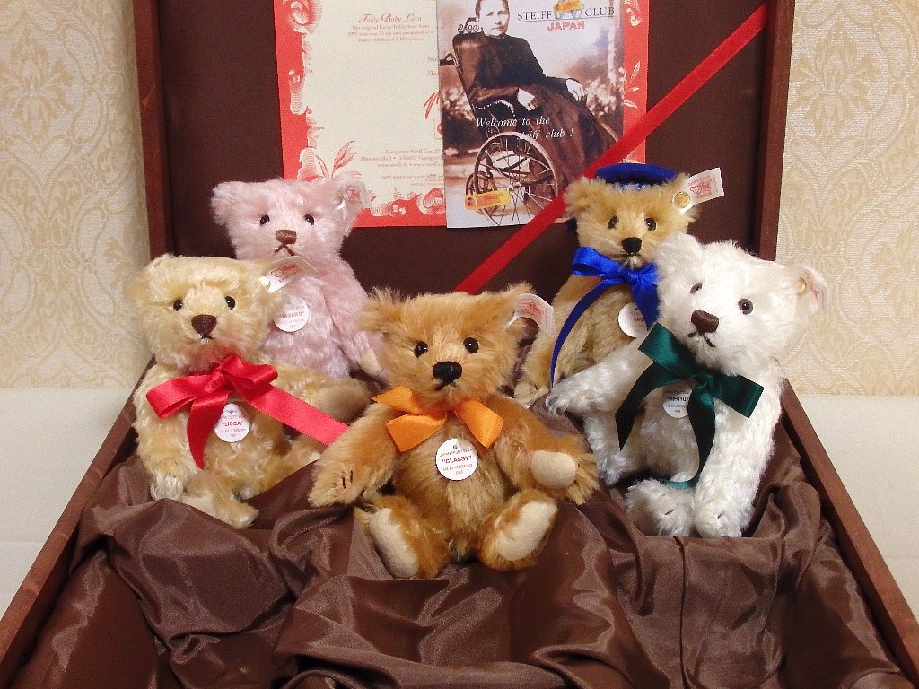 シュタイフ社・2000年日本限定 「ジャパン ・ベイビーベア セット