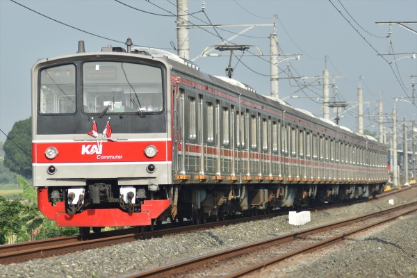 205系武蔵野線M4編成ジョグジャデビュー(8月19日) : JABODETABEK