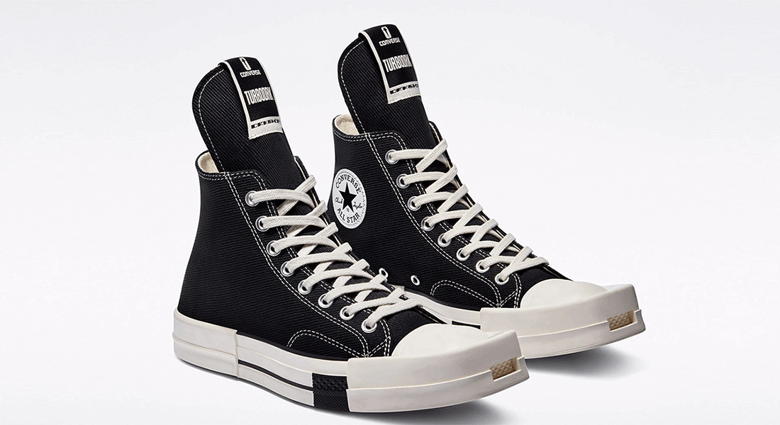 異形の姿に変化したConverse×DRKSHDW Turbodrk Hi – 時代を超えて愛さ