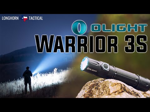 Olight Warrior 3S 2300 Lumen Rechargeable Flashlight – Longhorn