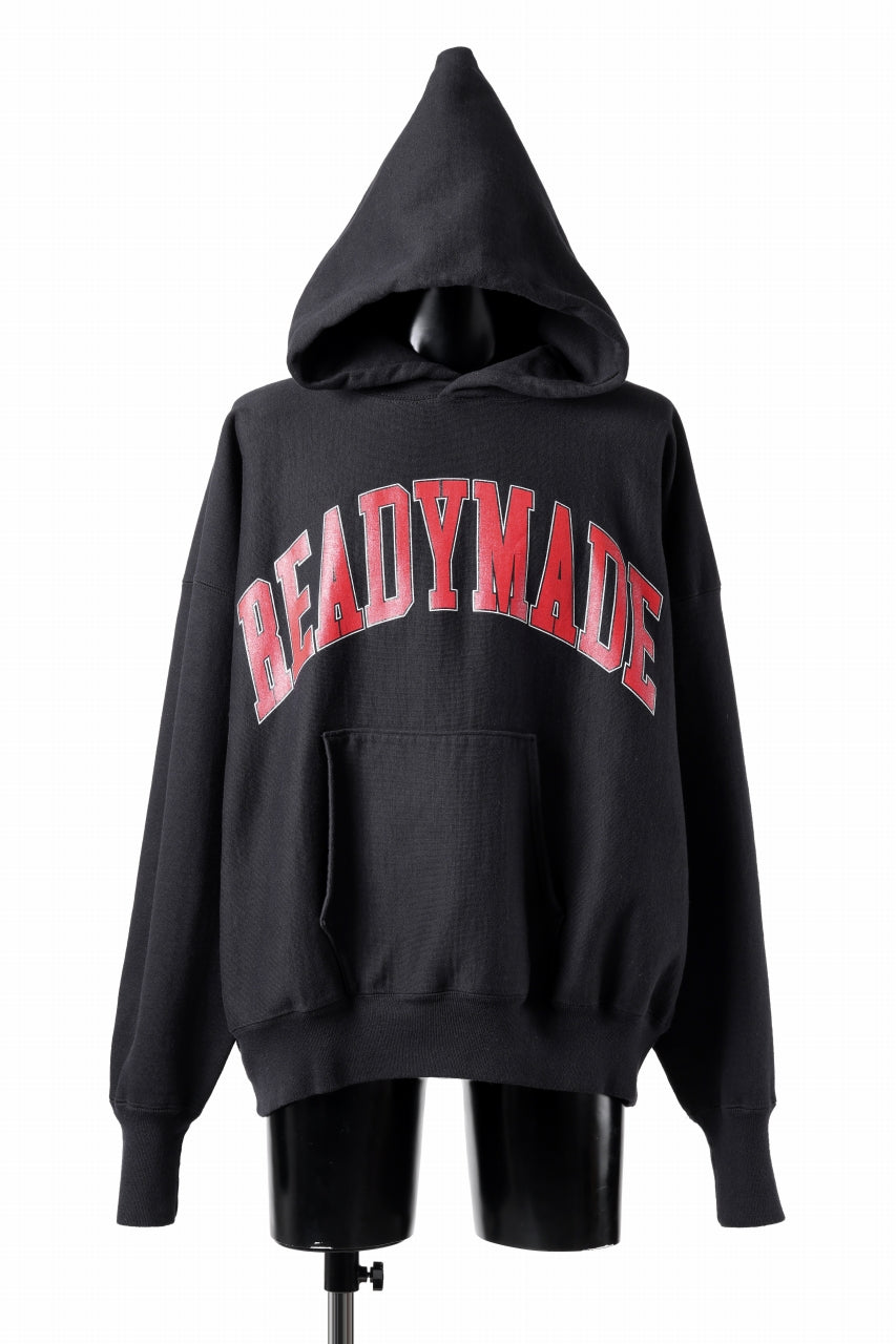 READYMADE HOODIE ARCH LOGO (BLACK) – LOOM OSAKA