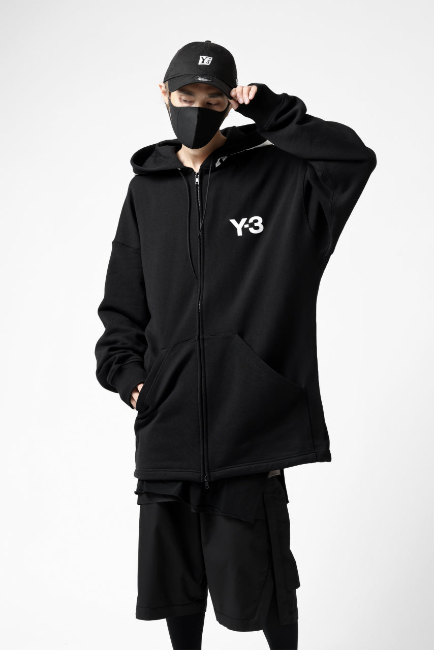 Y-3 Yohji Yamamoto FULL ZIP HOODIE PARKA / FRENCH TERRY (BLACK)の