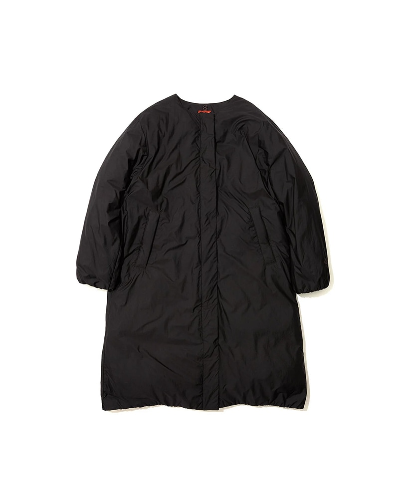 No Collar Down Coat (Women)(WL(WOMEN) BLK): NANGA