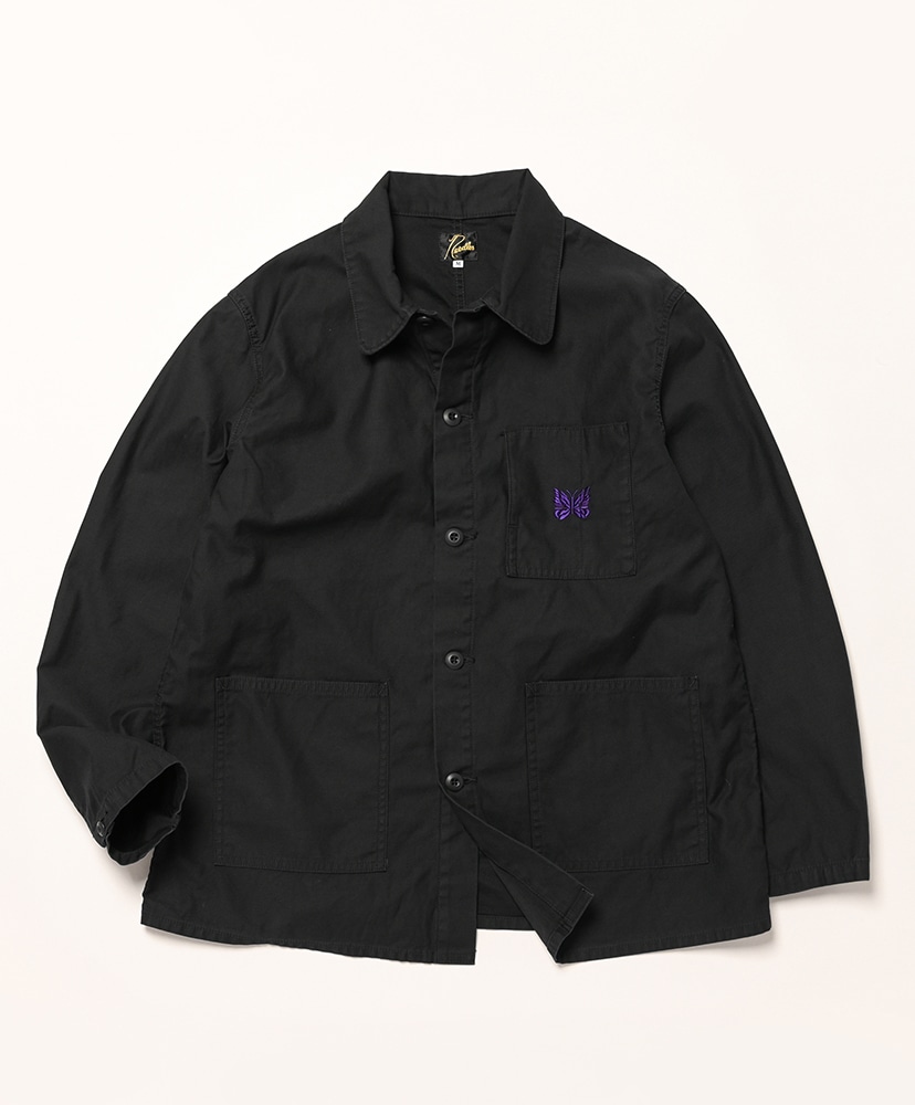 Coverall - Reversed Sateen(L(MEN) Black/ブラック): NEEDLES