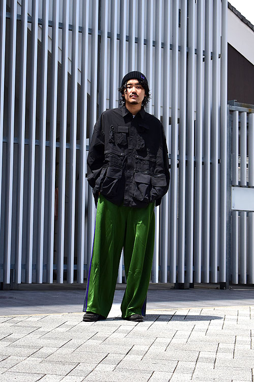 NEEDLES[ニードルズ] 23AW H.D.Track Pant Poly Smooth (IVY GREEN