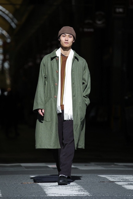 FRANK LEDER [ フランクリーダー ] MILITARY GREEN WOOL COAT