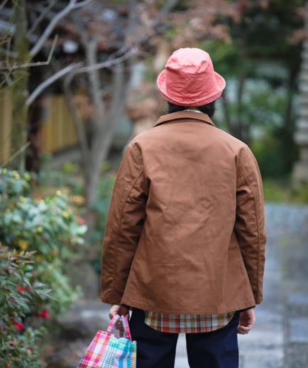 BONCOURA US ARMYカバーオール [ブラウン]