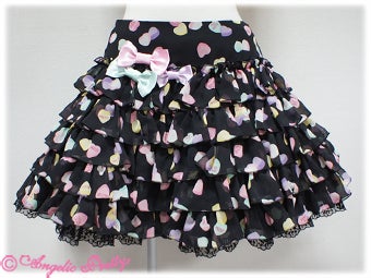 Sugar Hearts Skirt by Angelic Pretty