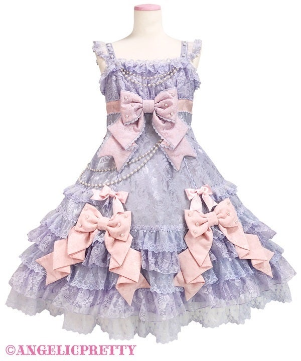 Princess Ribbon Decoration JSK by Angelic Pretty