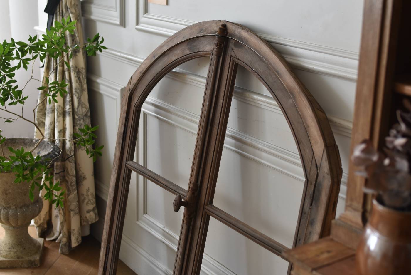 フランスアンティーク建具 アンティークアーチ窓.B フレンチスタイル