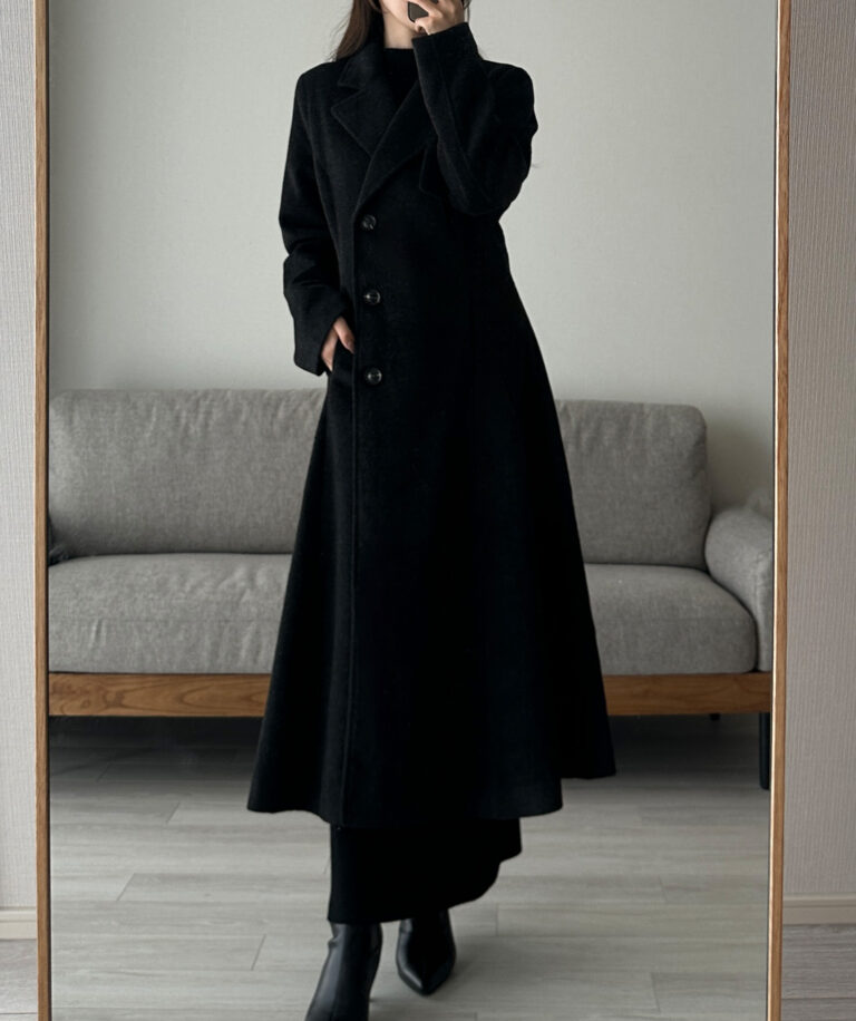 426】ウエストシェイプフレアチェスターコート | Louere (ルエレ