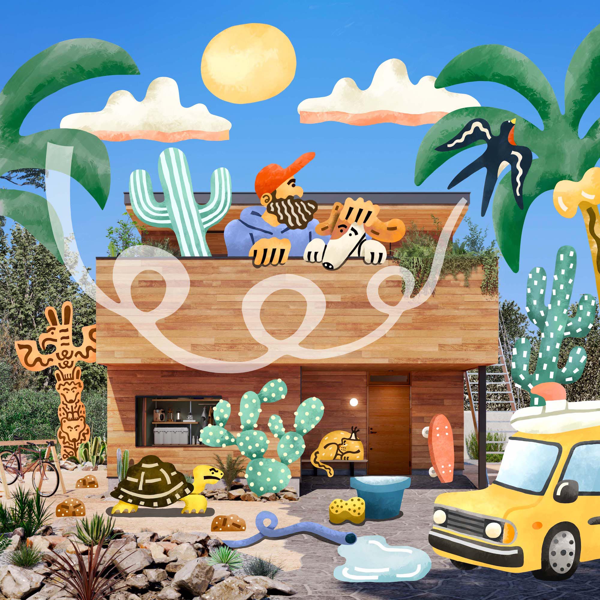 オカタオカ｜もしSunny Track House（サニートラックハウス）に住んだ