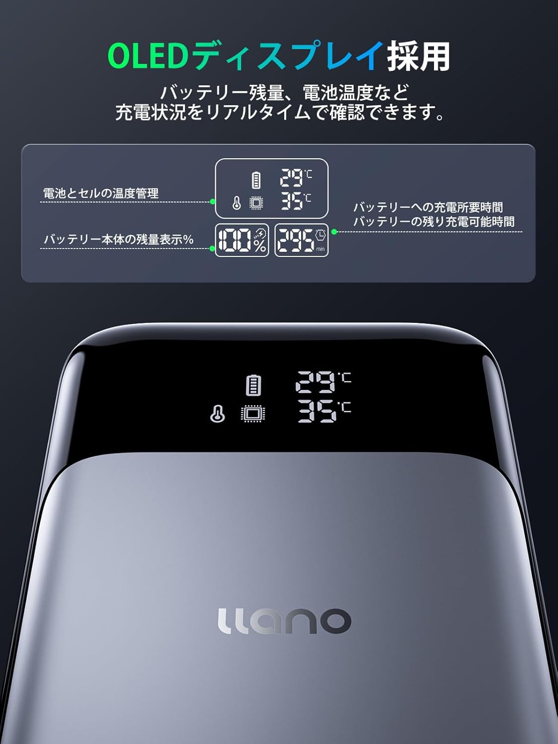 Vマウントバッテリー – llano JP