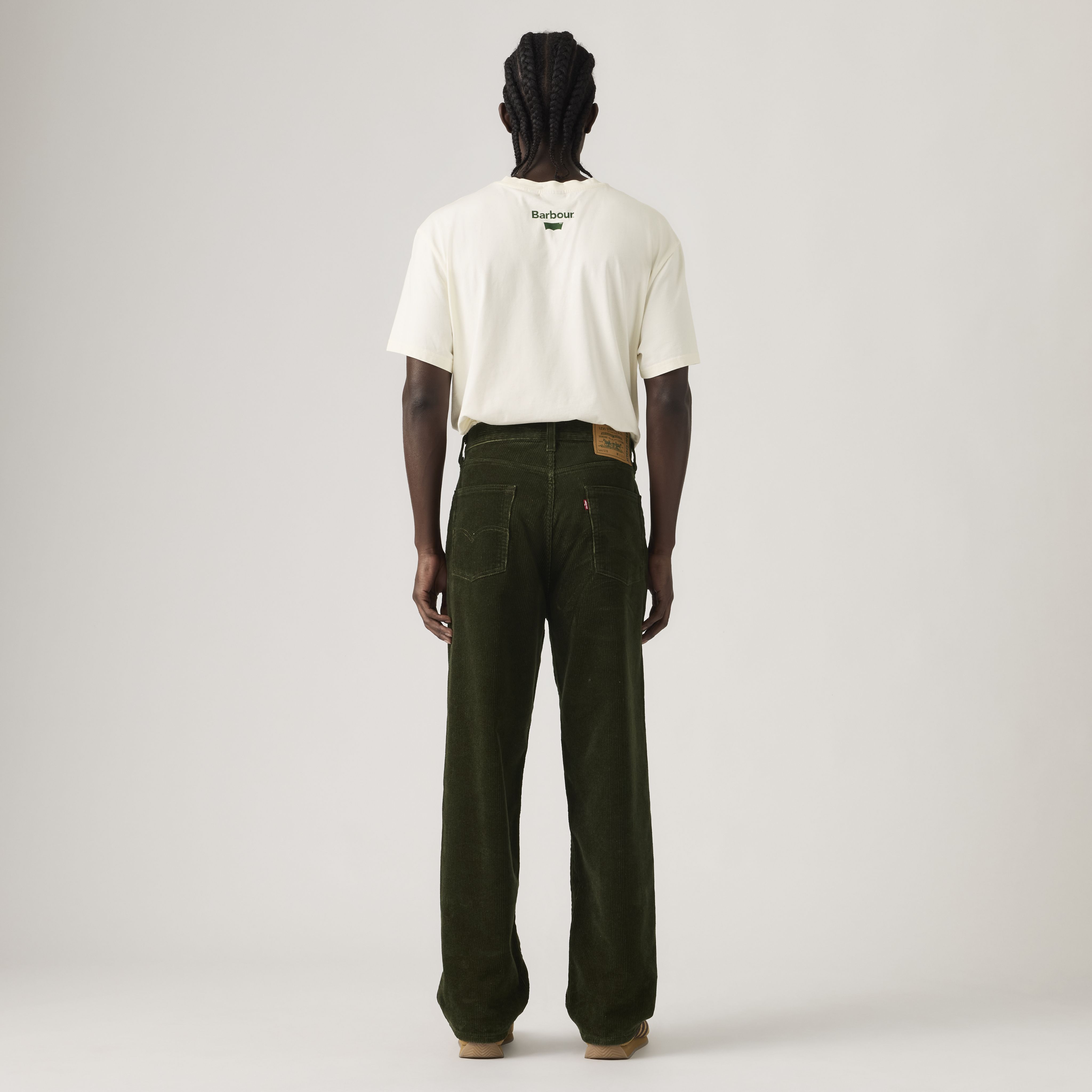Levi's® X Barbour 578™ Pleated Baggy Jeans - Green | Levi's® US