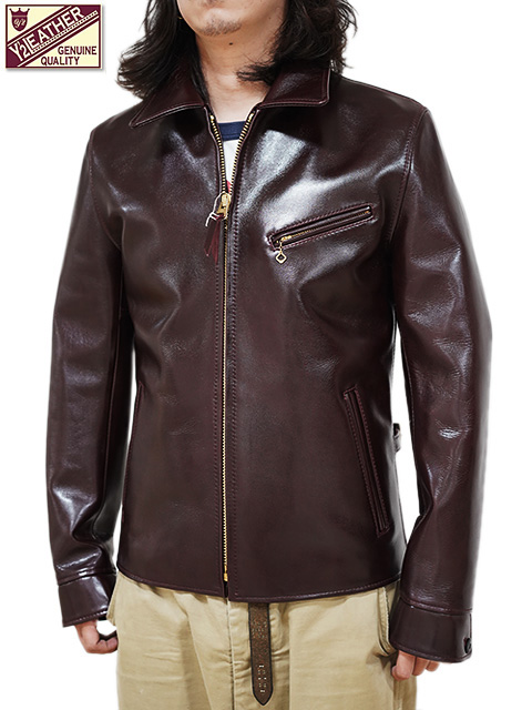 Y'2 LEATHER（ワイツーレザー） 】 アニリンステアシングルライダース