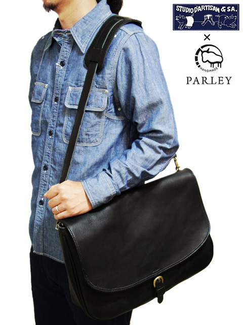 STUDIO D'ARTISAN × PARLEY 】 オールレザーポストマンバッグ 再入荷