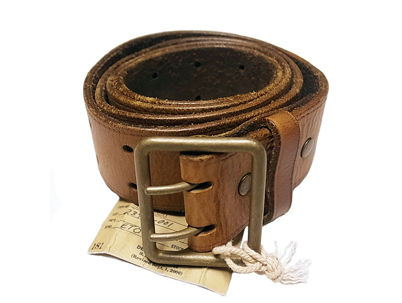 RRL Double Prong Leather Belt ダブルアールエル ベルト イタリア製