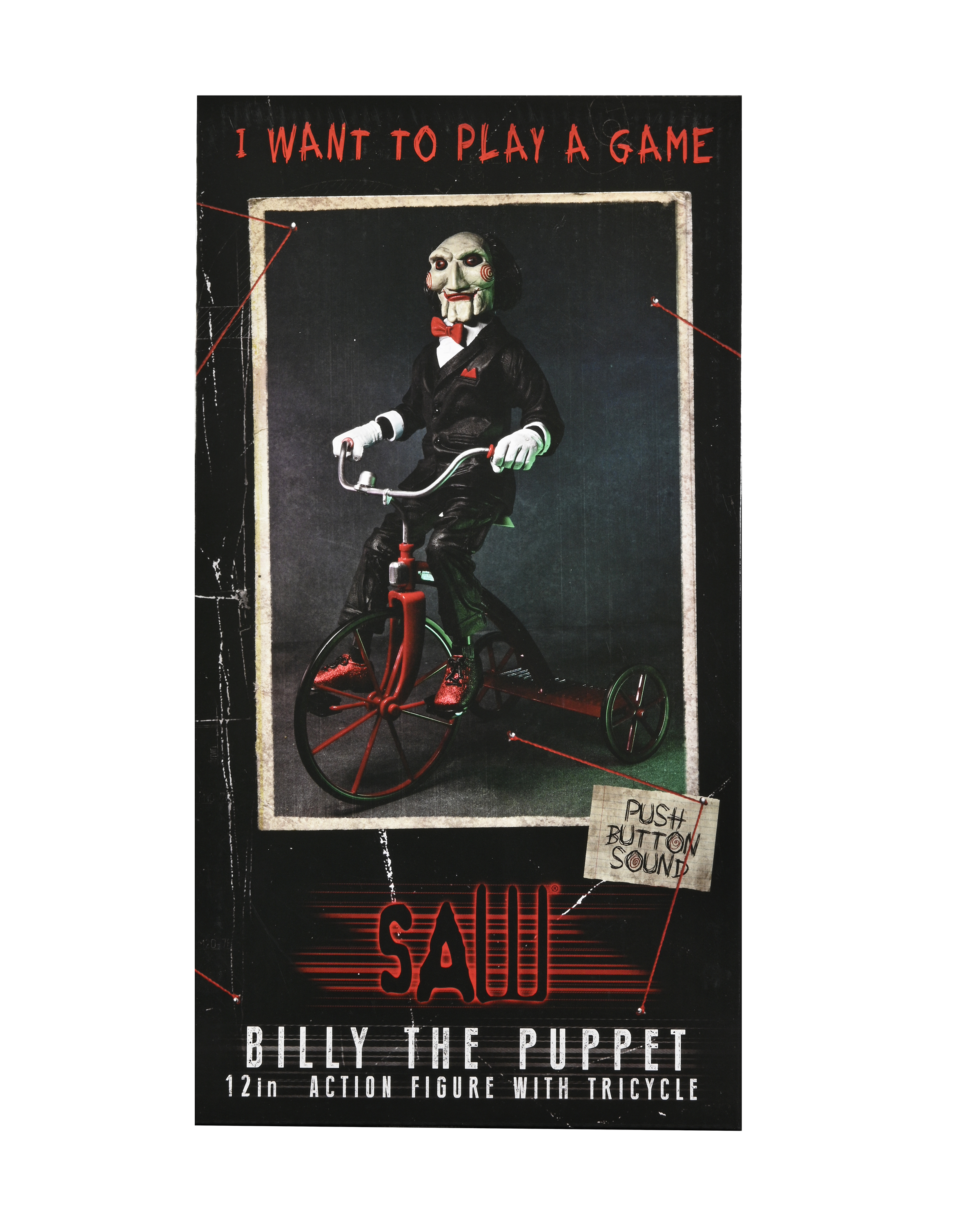 再生産】ソウ SAW/ ビリー パペット with トライサイクル 12インチ