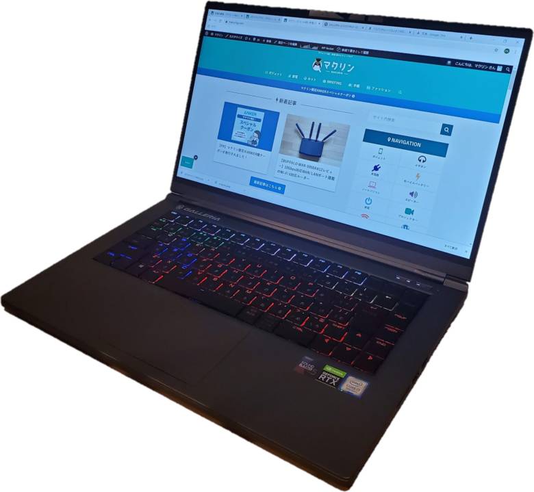 ドスパラGALLERIA GCR2070RGF-QCレビュー】デザイン性とゲーム性能を