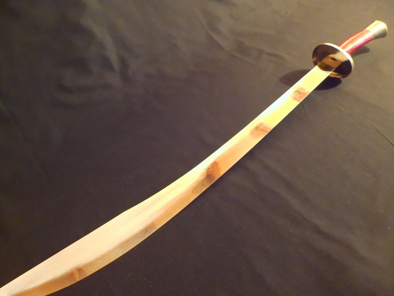中国武術 競技用響刀 鞘無 軟鉄製 音鳴 カンフー 少林寺 長拳用 刀身約