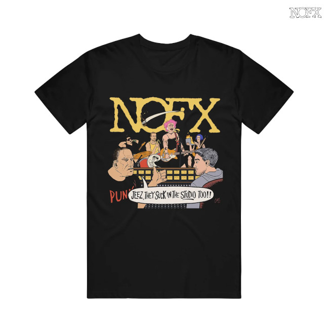 NOFX / ノーエフエックス - Suck In The Studio Tシャツ(ブラック