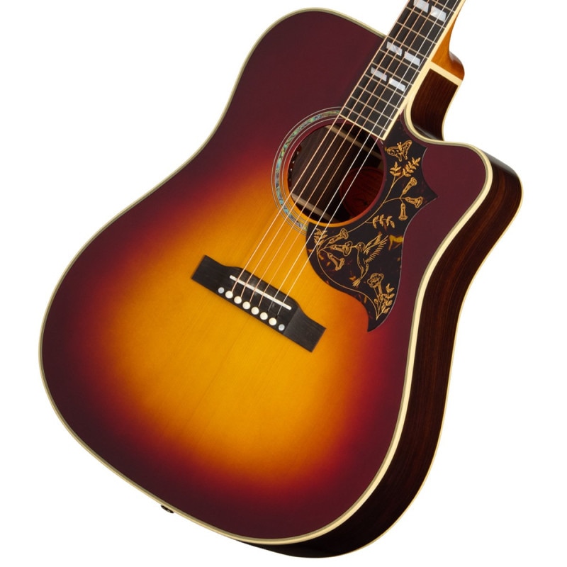 Epiphone / Inspired by Gibson Custom Hummingbird Deluxe EC Autumn