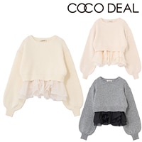 SALE30%OFF】COCODEAL ココディール ペプラムブラウス×パフスリーブ