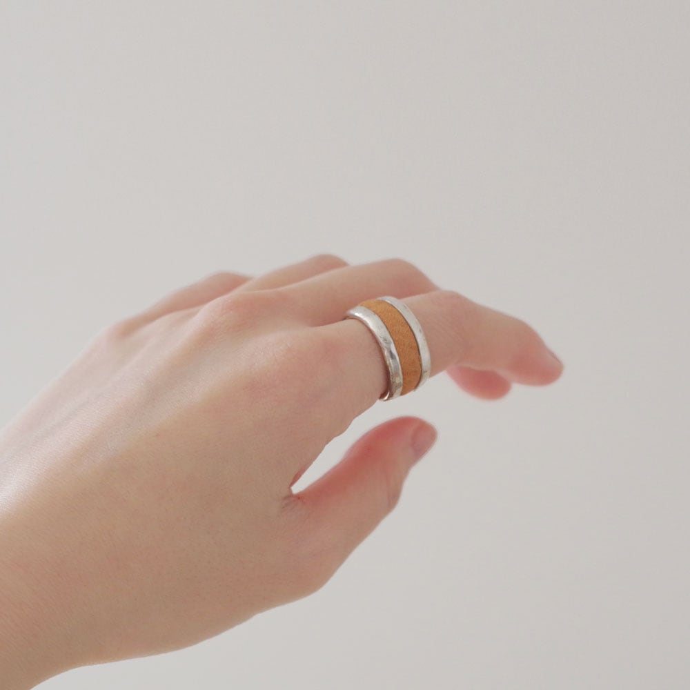 MARIA RUDMAN マリアルドマン : 19-THE SHOW RING (leather) リング