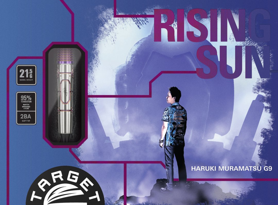 RISING SUN】G9 95% 21.5g 2BA - HARUKI MURAMATSU