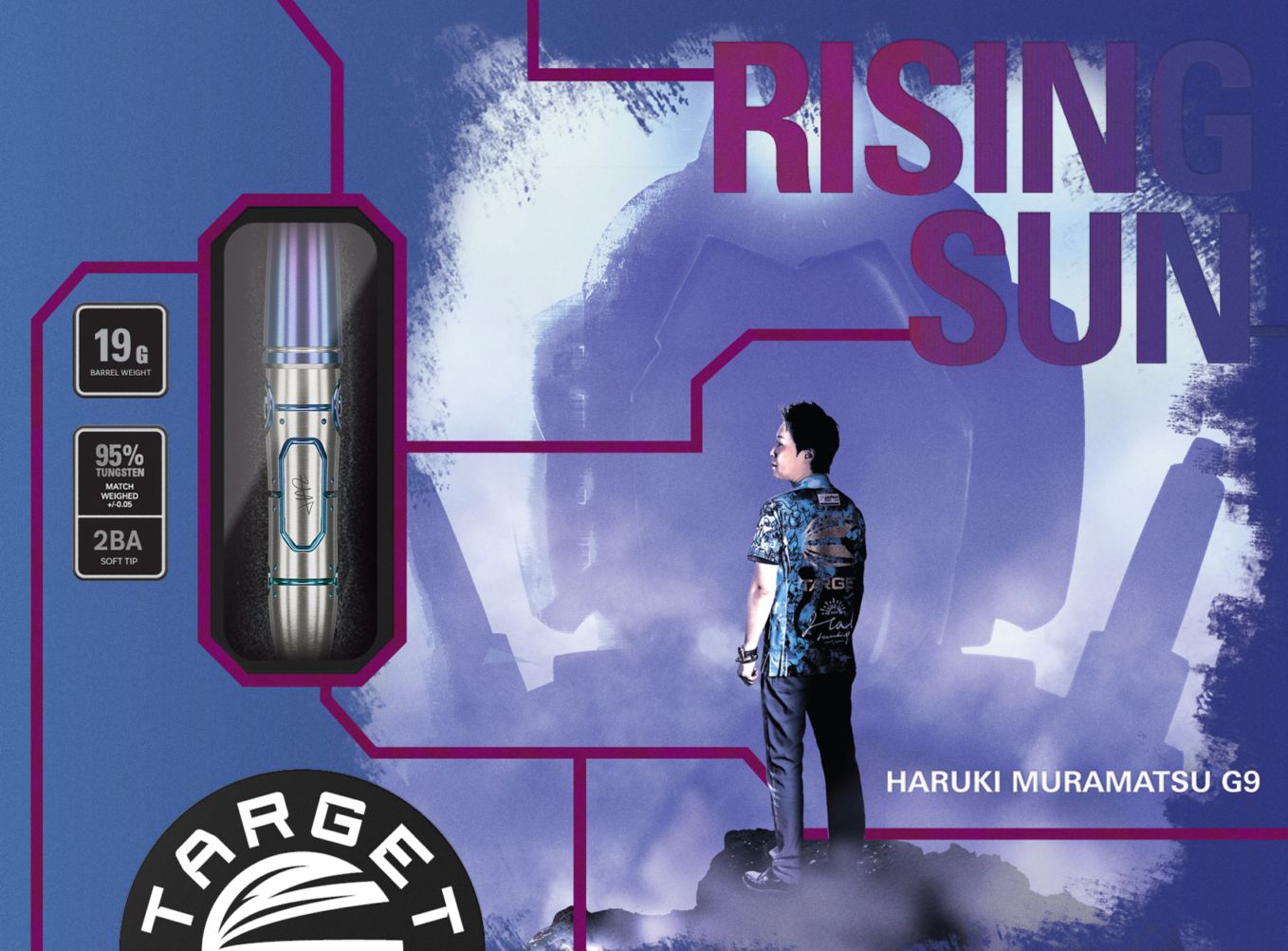 RISING SUN】G9 NO GROOVE 95% 19g 2BA - HARUKI MURAMATSU