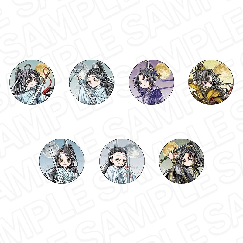魔道祖師 カフェ 缶バッジ theキャラ 2020年 6個セット 忘羨 魔道祖師
