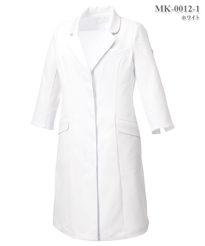 ミッシェルクラン女子白衣ドクターコート七分袖[チトセ製品] MK-0012