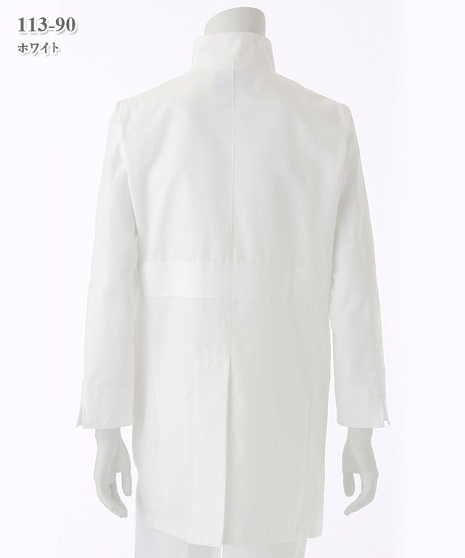 シーティーワイメンズ白衣ハーフコート長袖[KAZEN製品] 113-90｜THS
