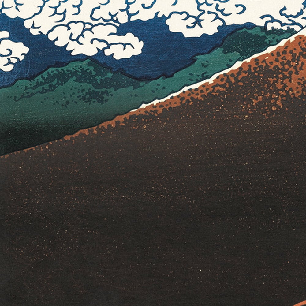葛飾北斎「富嶽三十六景 山下白雨」浮世絵木版画｜浮世絵工房