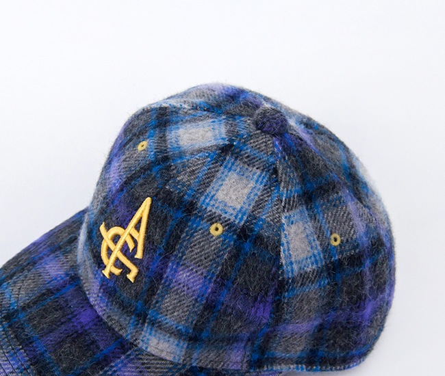 SOLDOUT】CA4LA カシラ タータンチェック ベースボールキャップ LOOSE