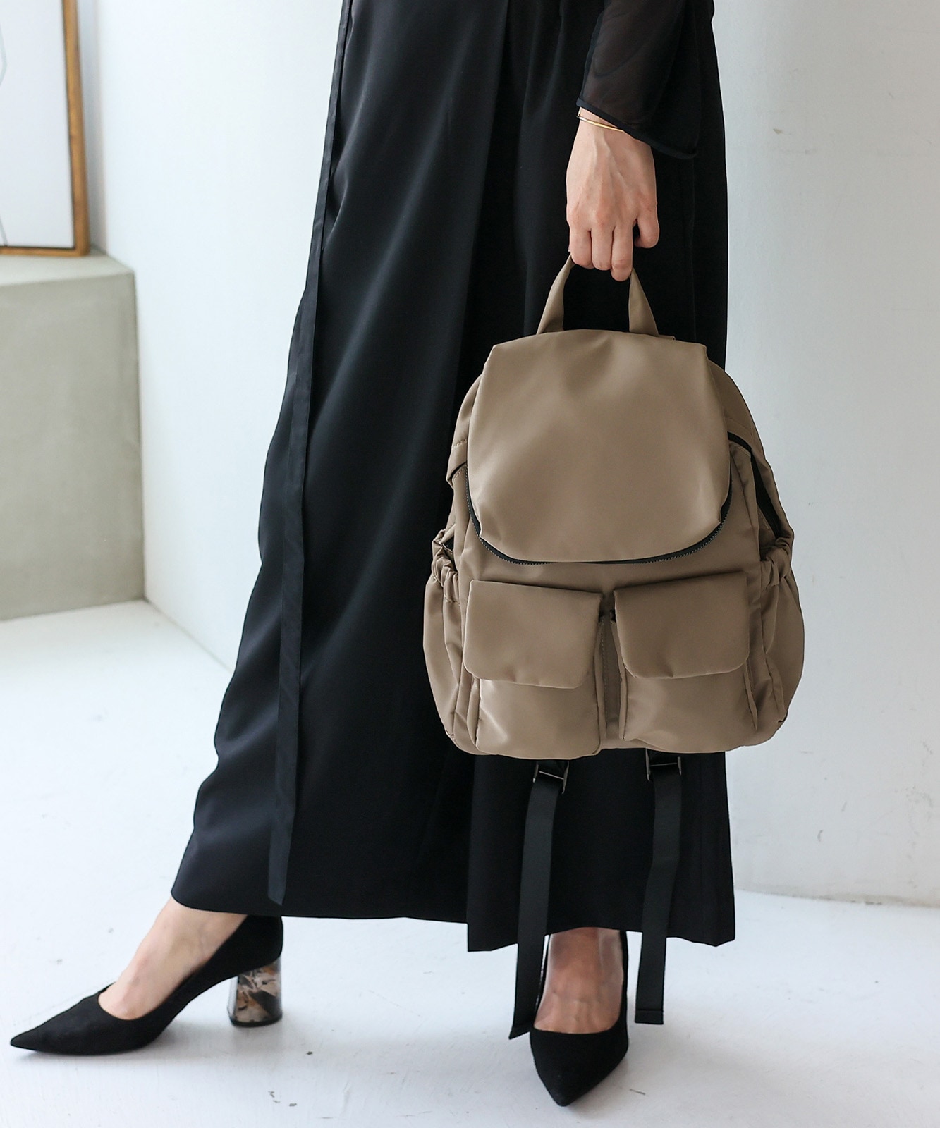 10ポケットナイロンリュックサック | バッグ,リュックサック