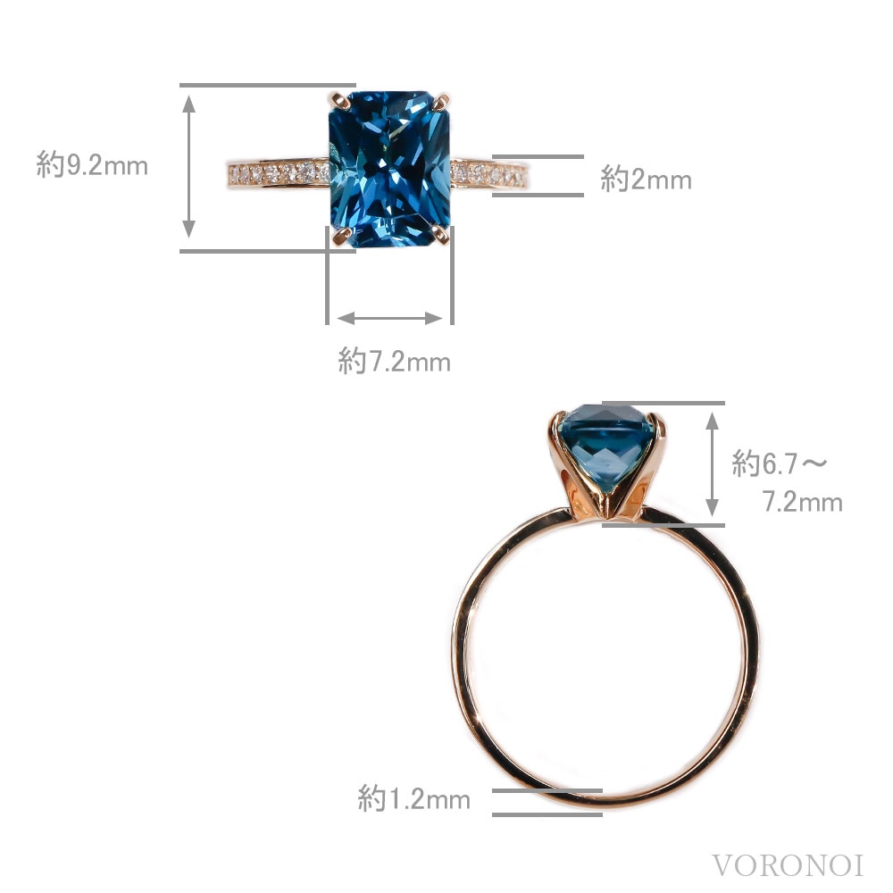 数量限定 アメジスト × ダイヤモンド｜VORONOI Open Setting