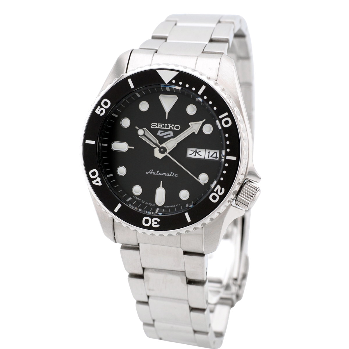 セイコー 5スポーツ メカニカル ブラック文字盤 SBSA225 4R36-14B0
