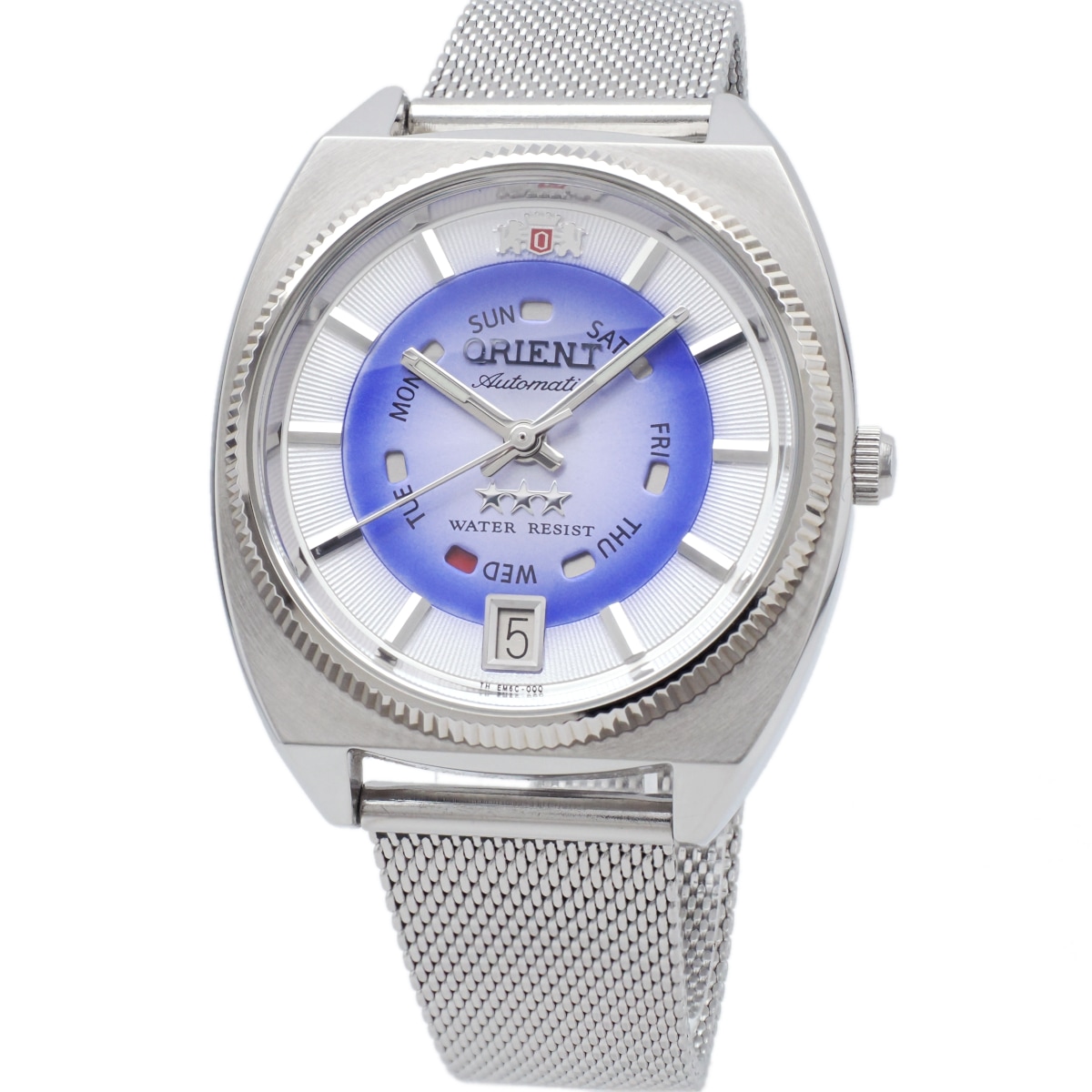 オリエント オートマチック デイデイト EM6C-C0 CA ブルー文字盤 Cal