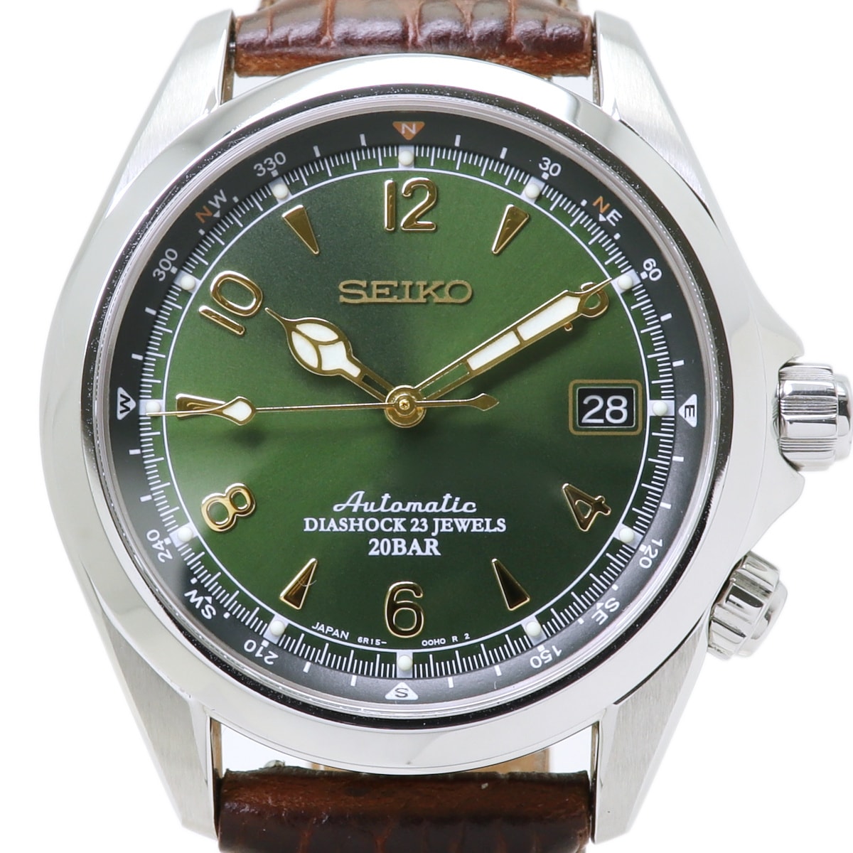 セイコー メカニカル アルピニスト SARB017 グリーン文字盤 6R15-00E0