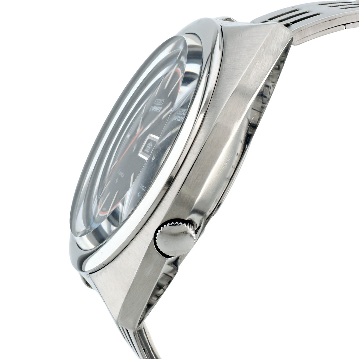 セイコー 5スポーツ 7019-6040 ブラック文字盤 21石 自動巻 OH済 昭和47