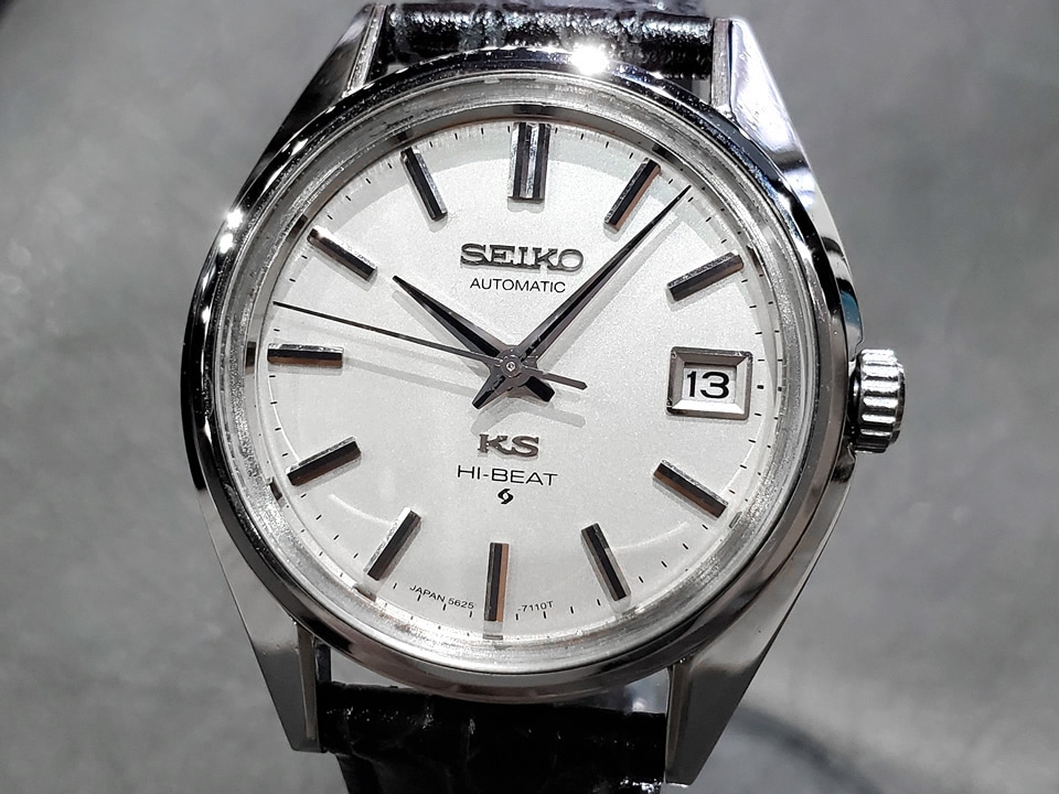 キングセイコー 5625-7110 ワンピースケース KS刻印 純正尾錠 自動巻
