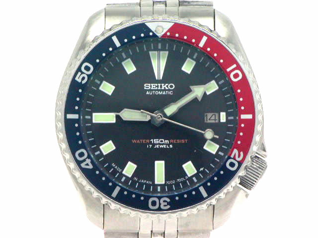 セイコー ダイバーズ 7002-7001 自動巻 OH済 昭和57年製