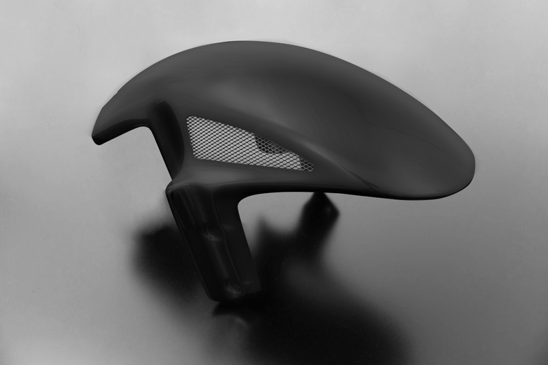 メタリックフラットスパークブラック FRPフロントフェンダー 2025年式