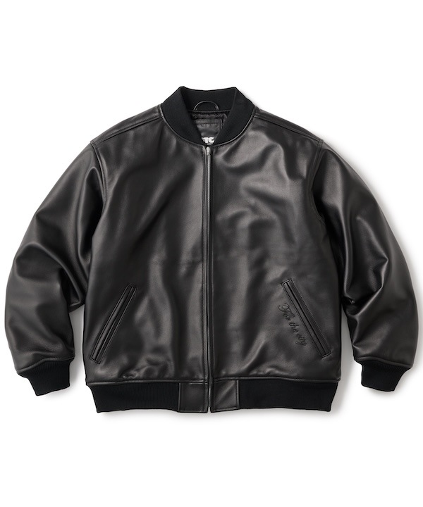 FTC エフティーシー LEATHER ZIP VARSITY JACKET | FTC / エフティー